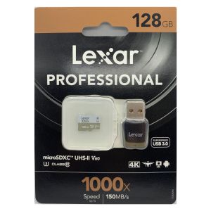 Lexar 128GB Professional 1000x microSDHC / microSDXC UHS-II cards