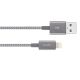 Moshi Integra Series Lightning to USB-A Charge/Sync Cable-Titanium Gray