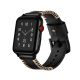 JINYA Style Leather Band For Apple Watch 38MM / 40MM Black 